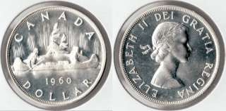 1960 Canadian Silver $1 Dollar Coin ~ A STUNNING BEAUTY  