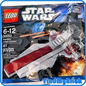 LEGO 30053 Star Wars Republic Attack Cruiser   Polybag Set   Sealed 