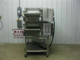 Lincoln Impinger Double Deck Electric Conveyor 18 Belt Pizza Oven 06 