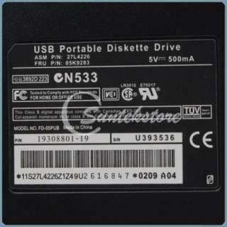 USB EXTERNAL 3.5 FLOPPY DISK DRIVE 1.44 MB + DRIVER CD  