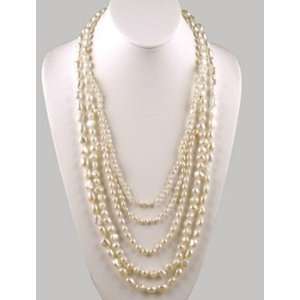  Five Strand Freshwater Pearl Necklace