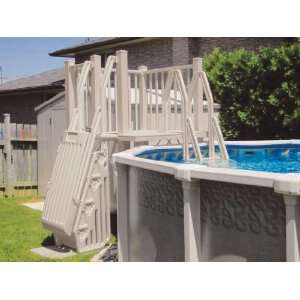  Above Ground Swimming Pool Deck Kit Patio, Lawn & Garden
