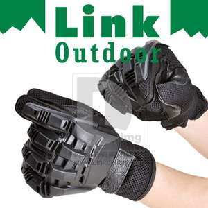 Swat soft Full Finger Airsoft Paintball Gear Gloves blk  