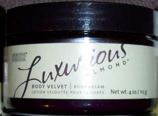   Luxurious Almond Body Velvet cream   a rich fragrant body butter 4 oz