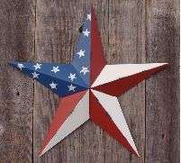 Amish Handmade Metal Tin Barn Star 53 Rustic Americana  