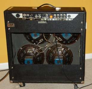 1972 Fender Super Reverb Tube Amplifier w/ Dual Foot Switch, Excellent 
