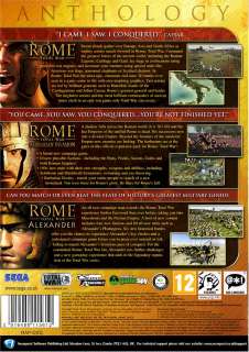 New PC Video Game ROME TOTAL WAR ANTHOLOGY  