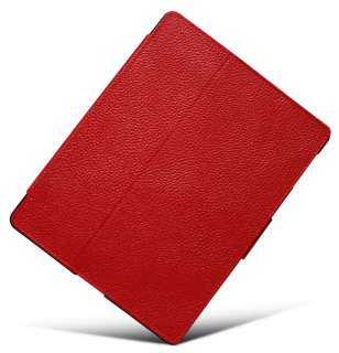 Genuine Leather Case skin Smart Cover Apple iPad 2 +SP1  