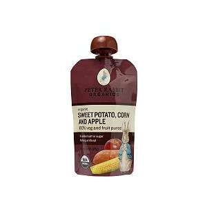 Corn, Sweet Potato & Apple Puree Snack 4.4 oz. Pouch 10 Pack Case