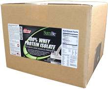 WHEY PROTEIN ISOLATE   50 POUNDS VANILLA   LACTOSE FREE  