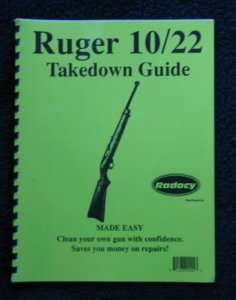 Ruger 10/22 Rifles Takedown Assembly Guide Radocy 10 22  
