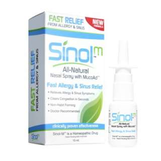 Sinol M Allergy and Sinus Relief Nasal Spray.Opens in a new window