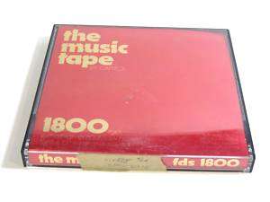 the music tape by Capitol 1800 feet reel to reel tape  