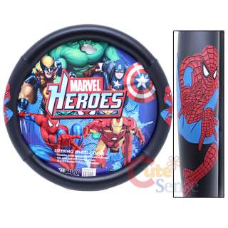 Marvel Spiderman Car Steering Wheel Cover Auto Accessories1