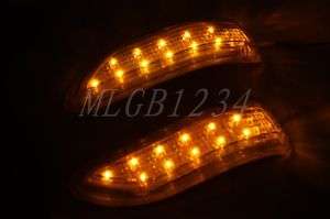 11 LED Car Turn Signal Indicator Mirror Light Amber  