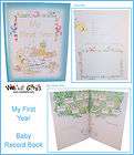 my first 1st year baby record book baby keepsake blue