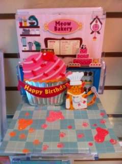 Pop   Up Greeting Card Meow Bakery ( Happy Birthday)  