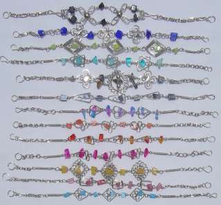 250 bracelets de verre, perle, pierres bijoux grossiste  