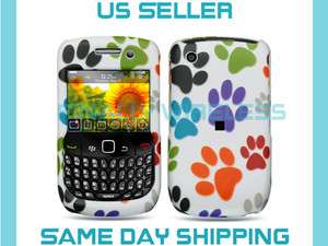   Dog Paws Case Cover for Blackberry Curve 8520 8530 9300 9330 3G  