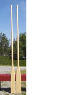 EXCELLENT Pair WOODEN OARS 96 Paddles 8 Boat NEW TOP QUALITY  