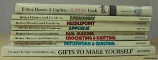 LOT 10 BETTER HOMES GARDENS CRAFTS SEWING QUILT BOOKS  