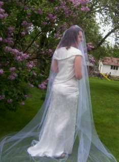 Wedding Veils Cathedral Length Mantilla Bridal Illusion  