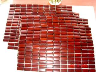 143 Bamboo Tile Beads (1 Placemat) Dominoes Altered Art Nature New 