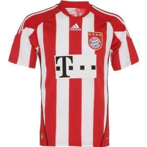  adidas Bayern Munich Soccer Home Jersey 10/11   Red White 