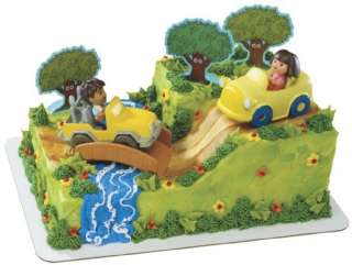 Dora & Diego Safari Signature cake kit birthday topper  