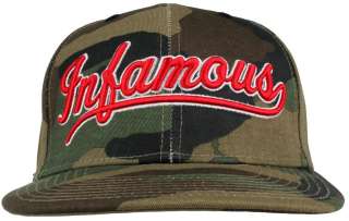   Clothing Infamous Snapback Hat   Camo     