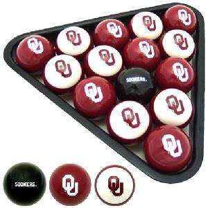   Oklahoma Sooners Officially Licensed Billiard Balls
