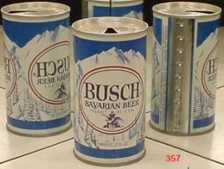 BUSCH BAVARIAN BEER OLD S/S CAN ANHEUSER ST LOUIS MISSOURI 8 CITY 