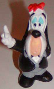 Droopy Dog in Tux PVC Figurine from Vintage Cartoon  