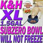 Heated XL LARGE 192OZ Dog Pet Water Bowl Dish NO FREEZE items in www 