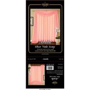  Sheer Voile One Window Curtain/panel 60 X 84 Inch Pink 