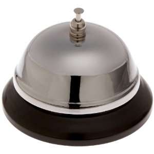  Adcraft CBEL Nickel Plated Steel Call Bell with Heavy 