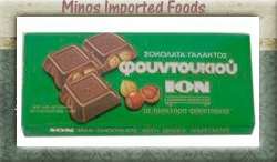Chocolate, Ion Milk chocolate with hazelnuts 7.1 oz  