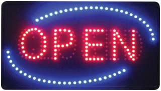 Neon Sign L.E.D. Open & Close Sign w/ Remote For home or commercial 