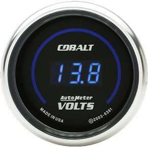  Auto Meter 6391 Cobalt Digital Voltmeter Gauge: Automotive