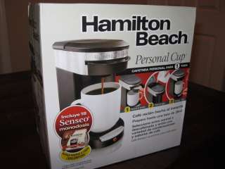 Hamilton Beach Personal Cup One Cup Pod Brewer  