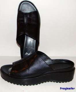 Cole Haan City womens slide sandals shoes 8 B black leather  