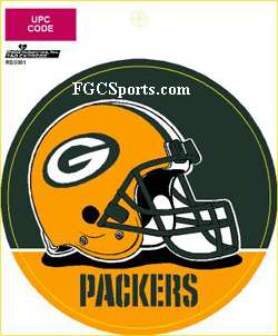 Green Bay Packers Auto Decal NFL Football Sticker  