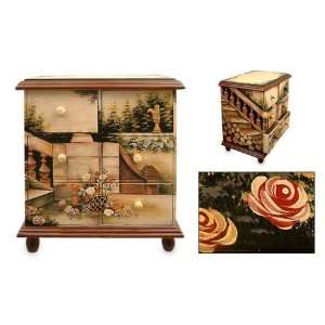 Cedar chest of drawers, Classical Garden