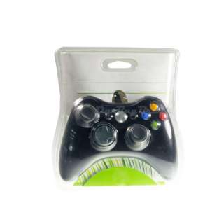   BLACK Wired USB Game Controller for MICROSOFT Xbox 360 Slim PC  