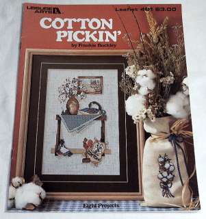 Cotton Pickin Cross Stitch Leisure Arts Leaflet 481  