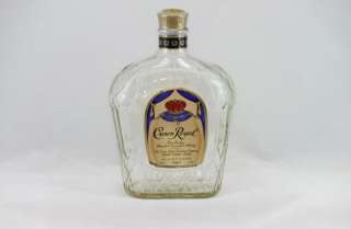 CROWN ROYAL CANADIAN WHISKEY, Empty Used Bottle, 750  