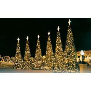    Pop Up Garland Tree   Christmas Light Display