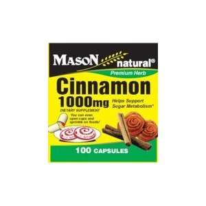  Mason Natural Cinnamon Capsules 1000 Mg 100 Health 