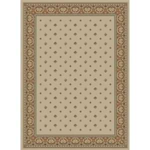   Rugs Ankara Collection Pin Dot Ivory Round 710 Area Rug Home