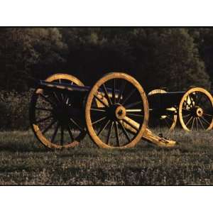 Civil War Cannon and Caisson, Manassas National Battlefield, Virginia 